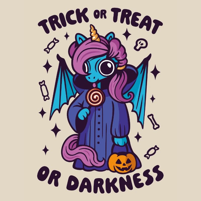 Dark Candy Unicorn - Süßes oder Saures oder Dunkelheit