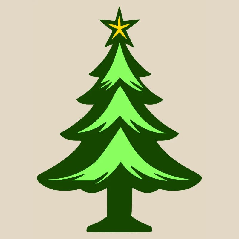 Simple graphique de sapin de Noël