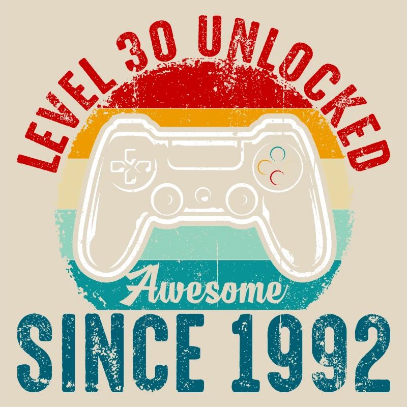 Level 30 Unlocked Retro Controller Tee