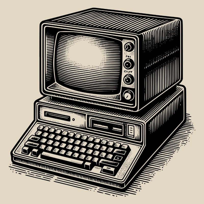 Classic retro PC
