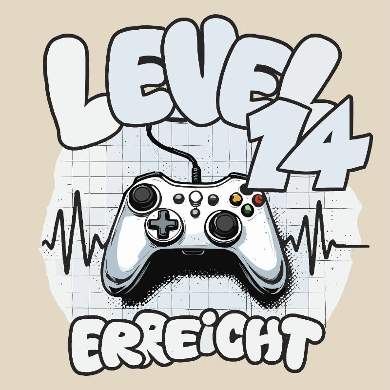 Level 14 Reached Controller Joypad Heartbeat