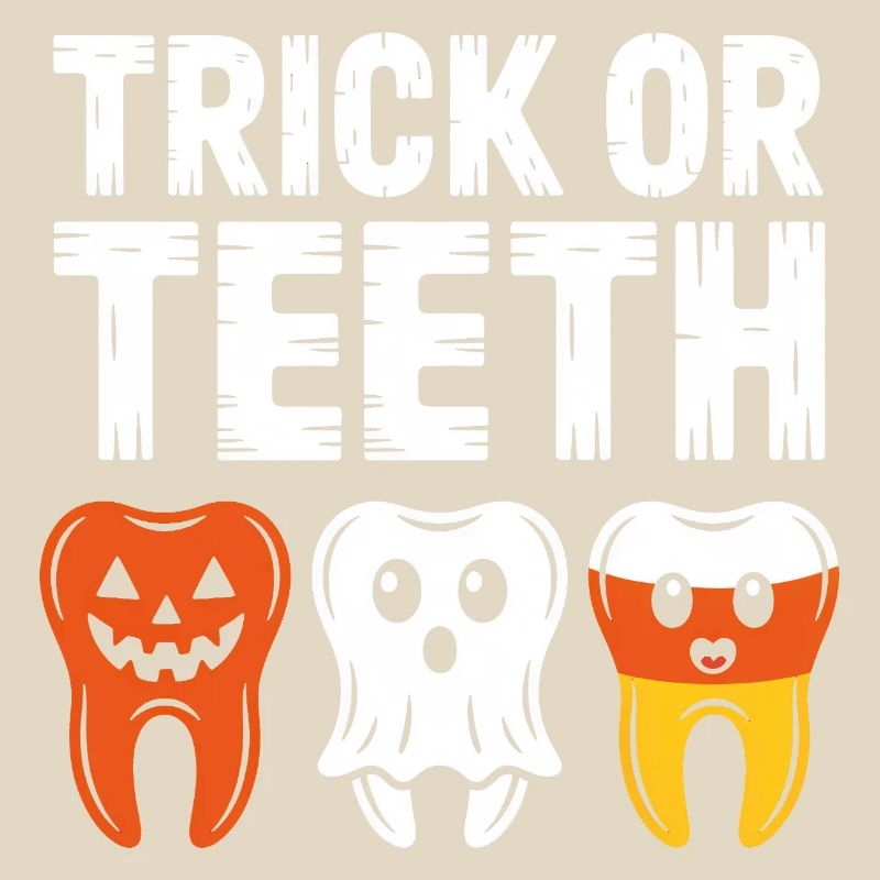 Trick oder Teeth Halloween-Trio