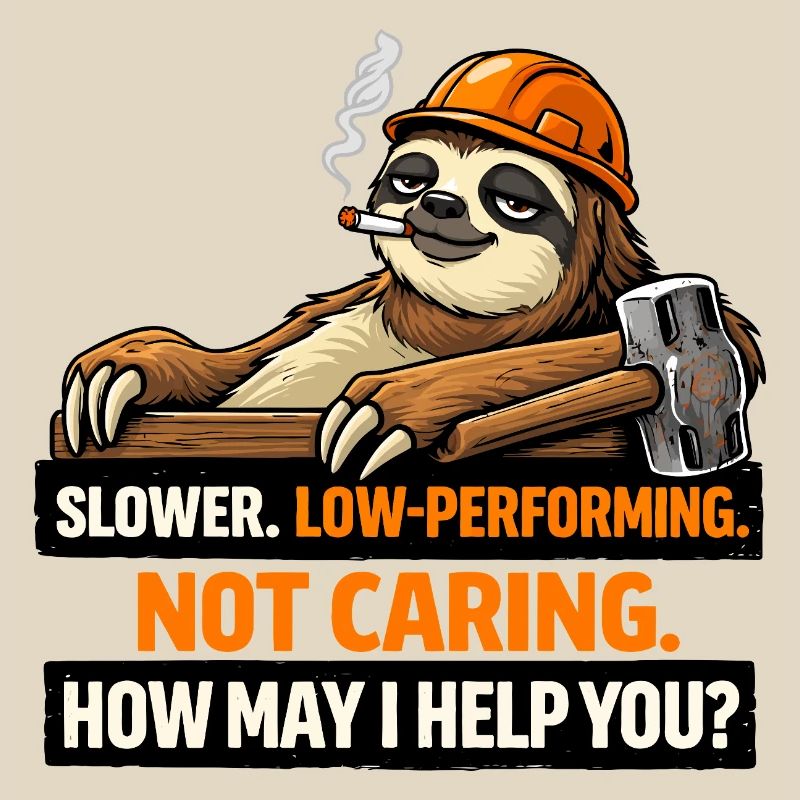 Sloth Builder: Not Caring, How May I Help?