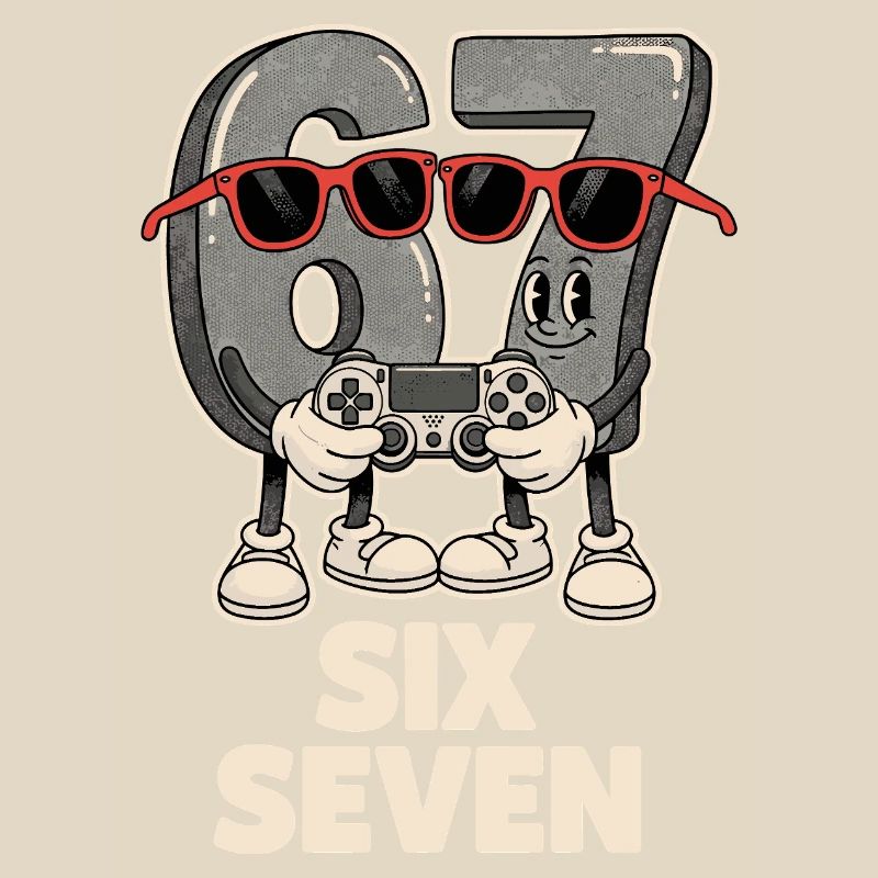 6 7 Six Sept Points d’Aura Meme Jeu Mignon