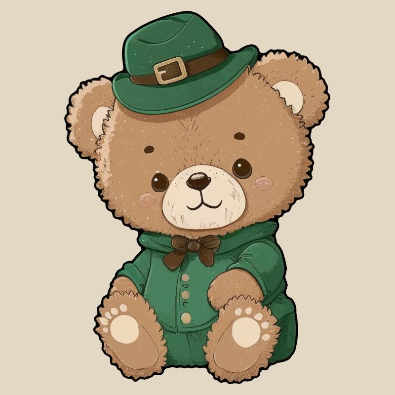 Emerald Leprechaun Bear