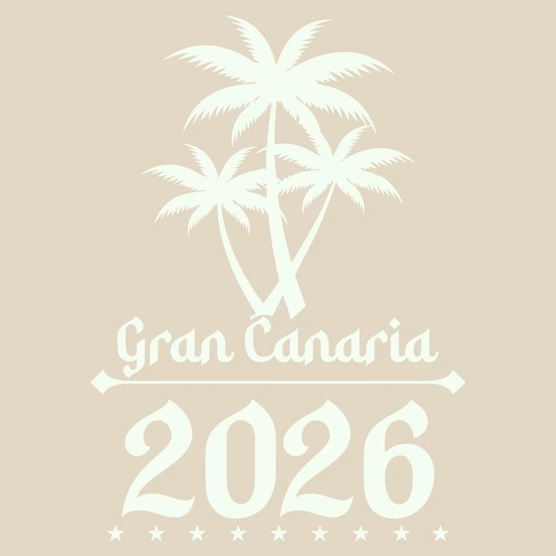 Gran Canaria 2026 Palm Tree Logo