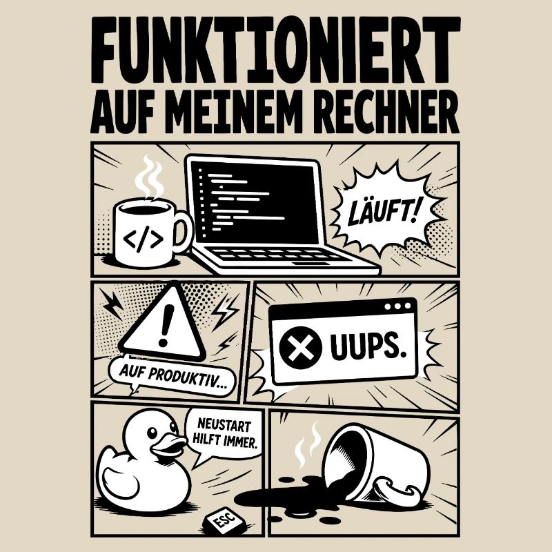 Läuft Coding Comic Design