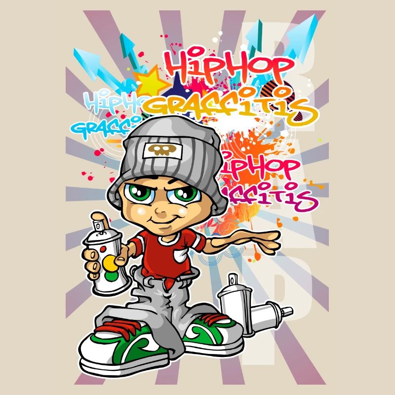 Junge Graffiti