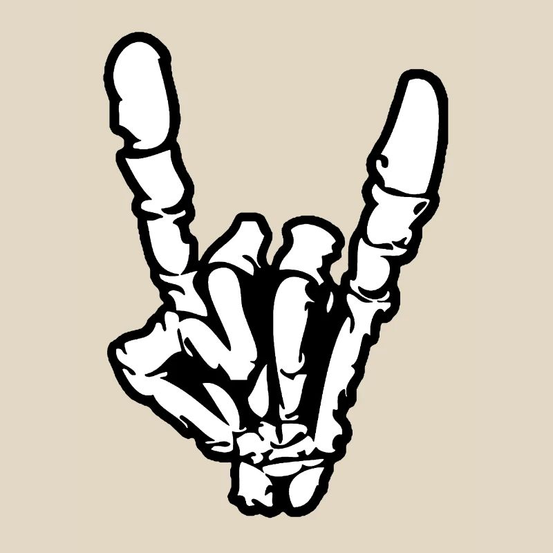 Rock'n'Roll- oder Heavy-Metal-Handzeichen *