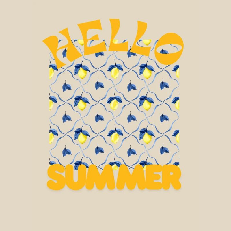 Hello Summer Lemon Pattern