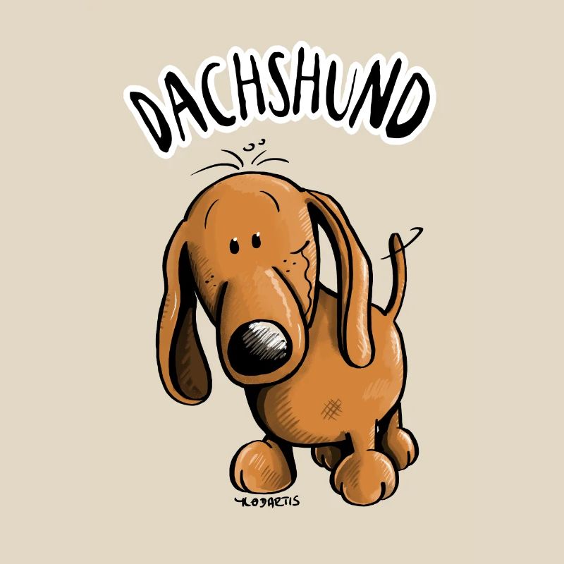 Drolliger Dachshund - Dackel - Teckel