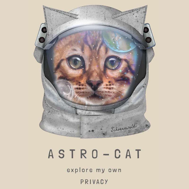 Astro chat Chat de l’espace Chat astronaute Chat dans l’espace