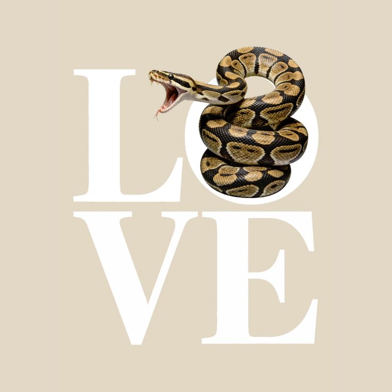 Königspython Schlangen LOVE Terrarium Python