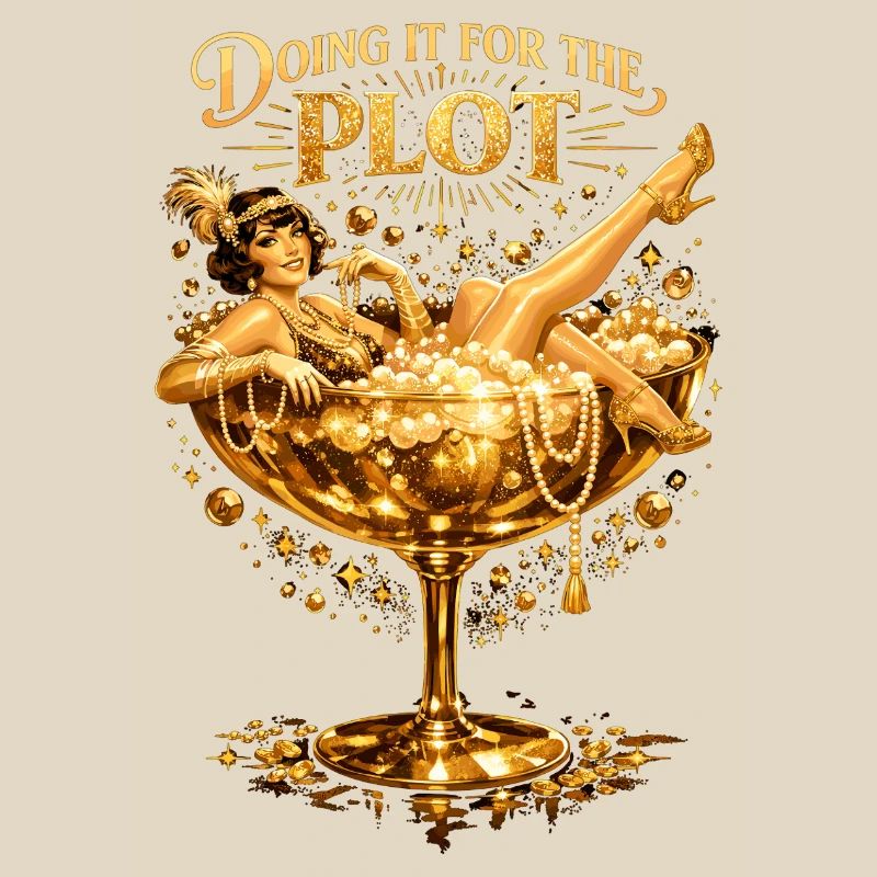 Golden Flapper: Doing it for the Plot Art