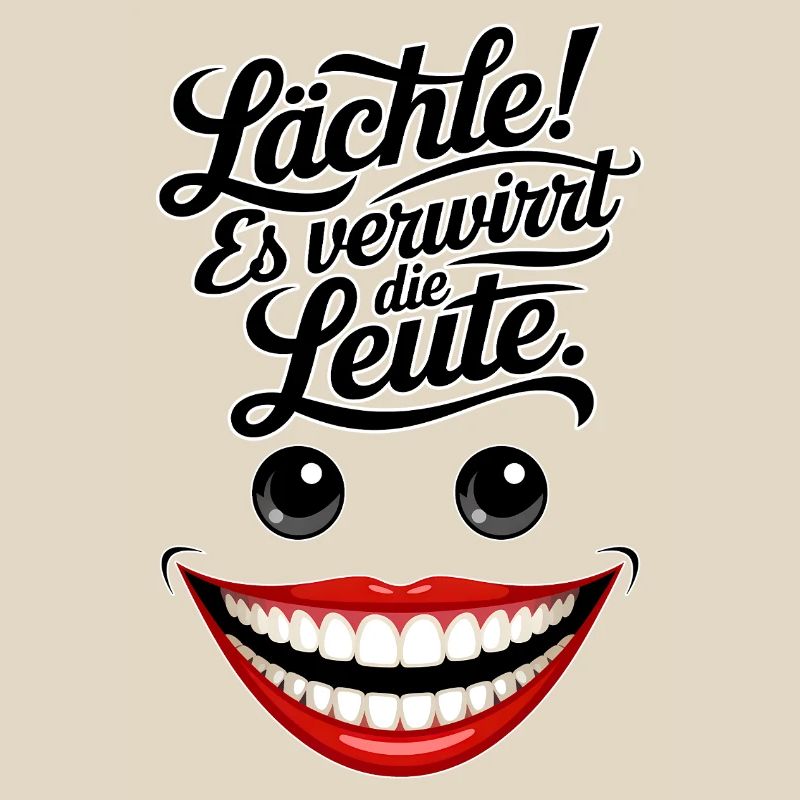 Immer lächeln