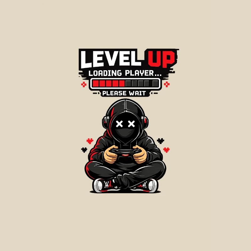 Level Up Loading Pixel Hero