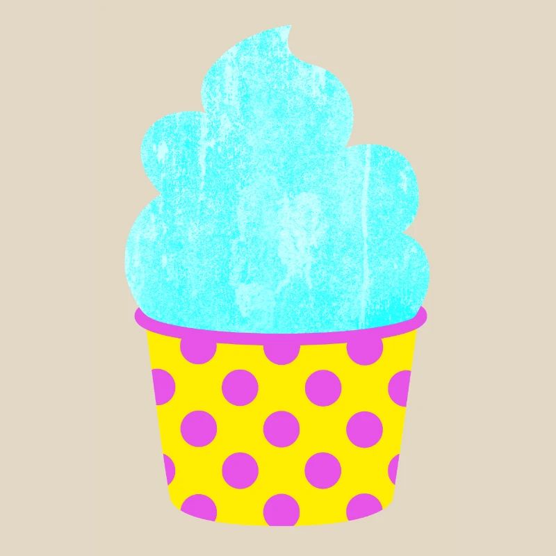 Glace Glace Douce Glace Points Pastel d’été