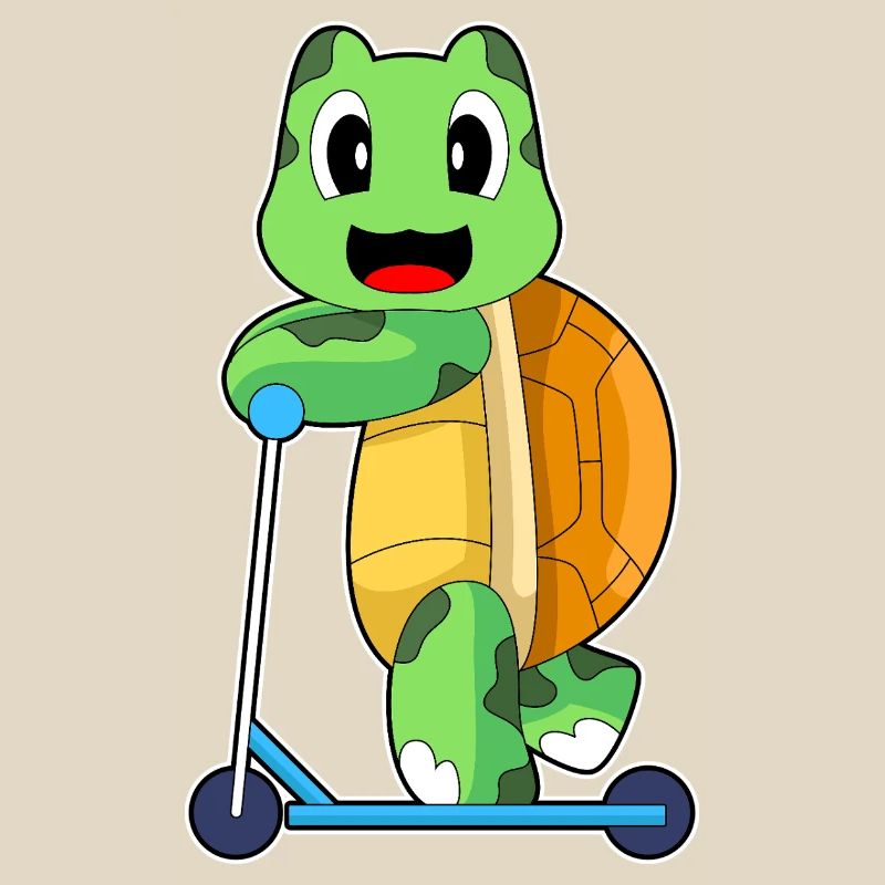 Turtle scooter