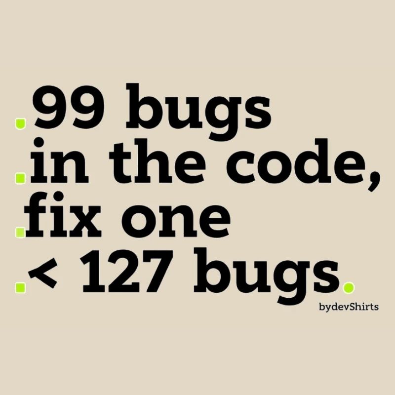 99 bugs dans le code à corriger