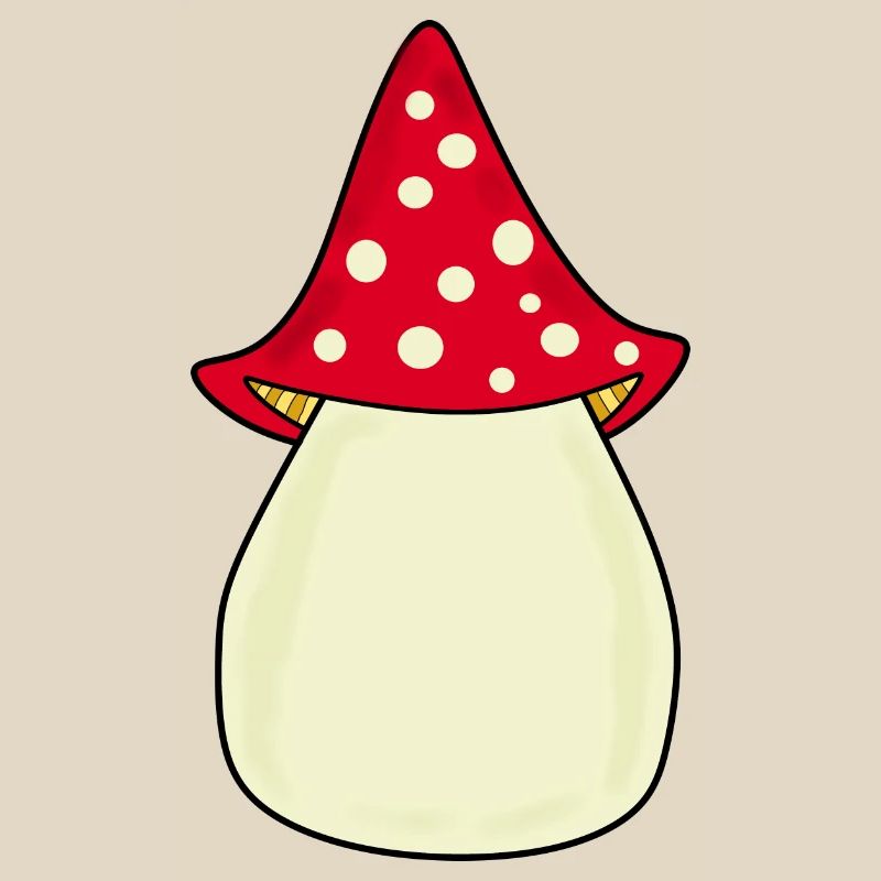 Mushroom Toadstool Pattern Personalizable Gift