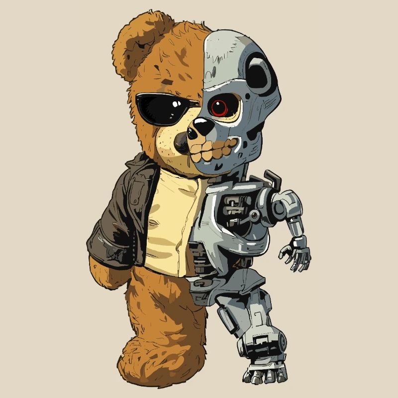 Bear Robot Cyborg