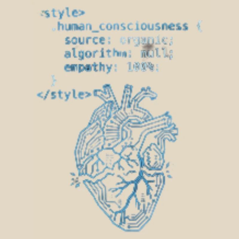 Programmer Heart CSS Code - Tech & Empathy Art