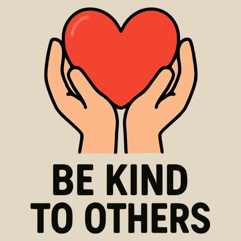 Hands Holding Heart of Kindness