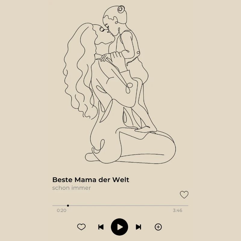 Beste Mama der Welt – Muttertag Geschenk