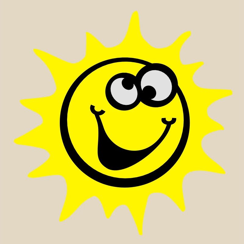 sun smiley 3c / comic style