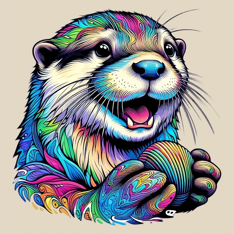 Otter with Shell