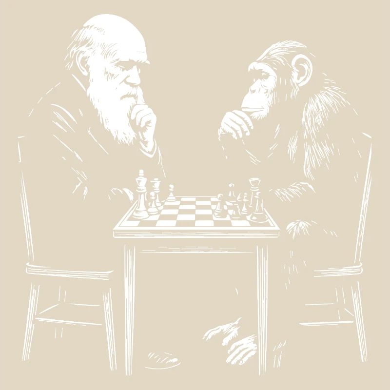 Darwin joue aux échecs avec un singe - Jeu d’évolution