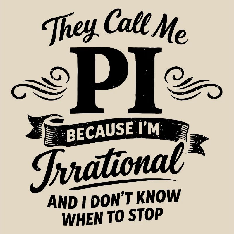 They Call Me Pi Because I'm Irrational Math Spruc