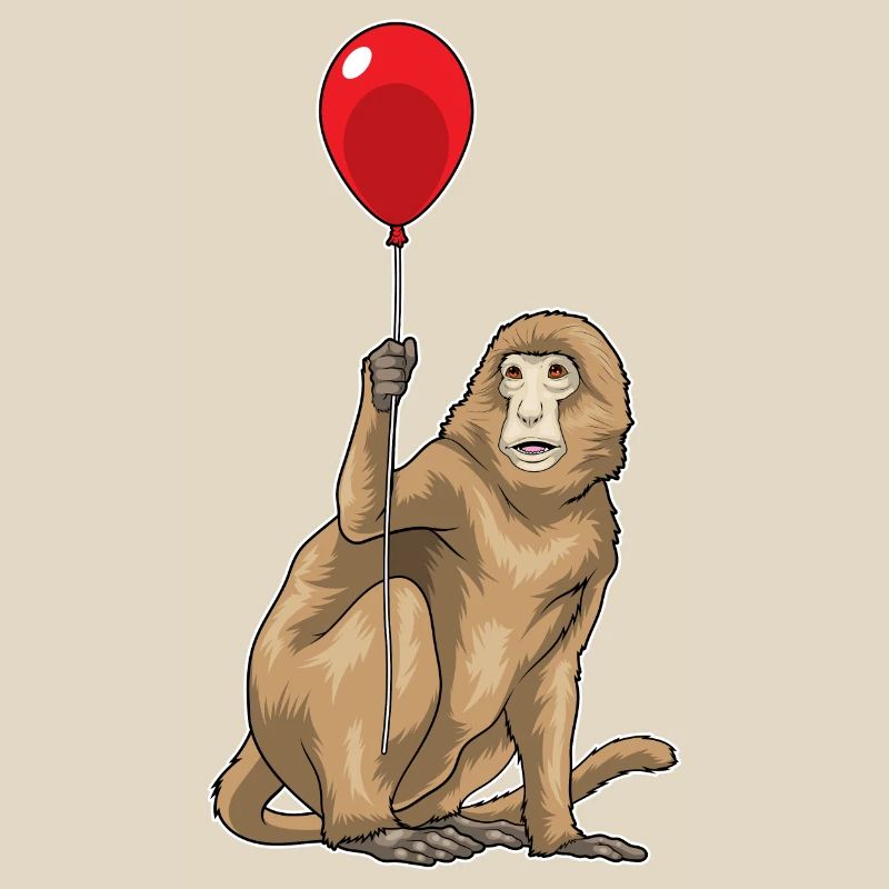 Affe Luftballon