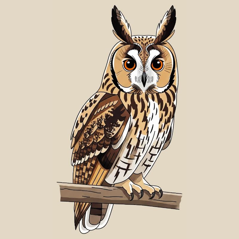 Waldohreule Eule Asio Otus