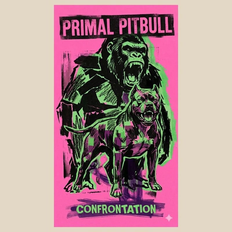 Primal Pitbull Confrontation