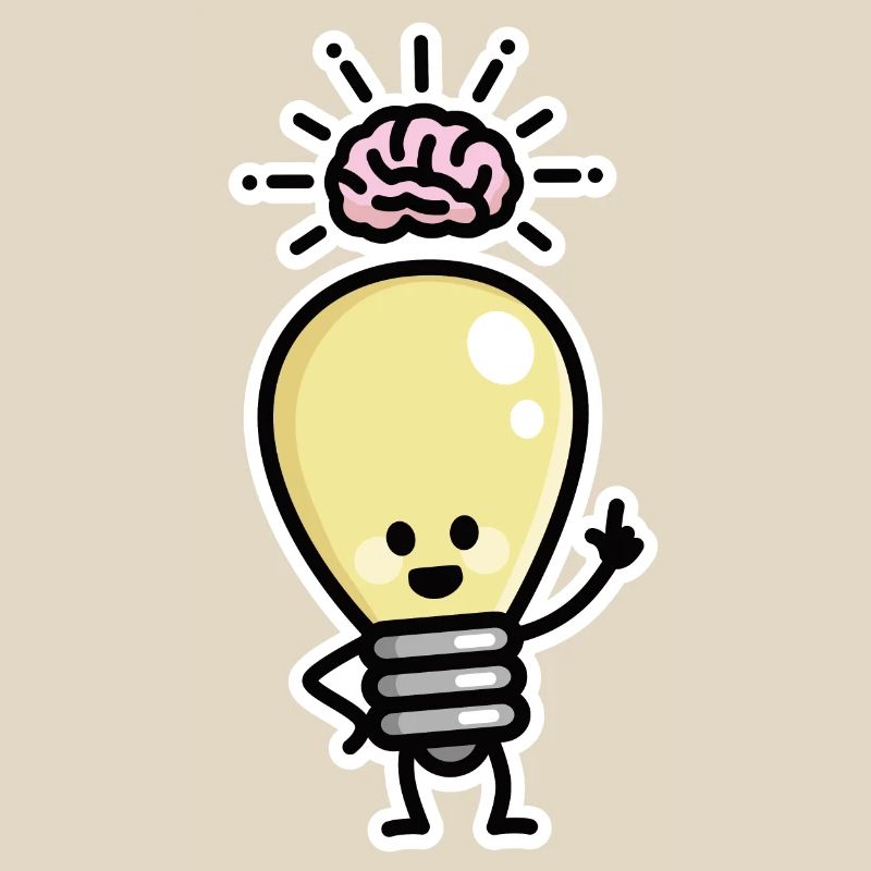 Light Bulb Idea Brains Creative Genius Creativity