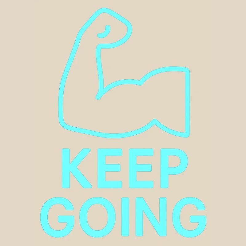 Durchhaltearm Keep Going