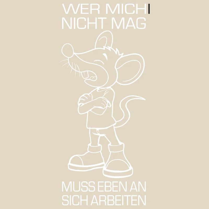Mouse with work ethic funny saying