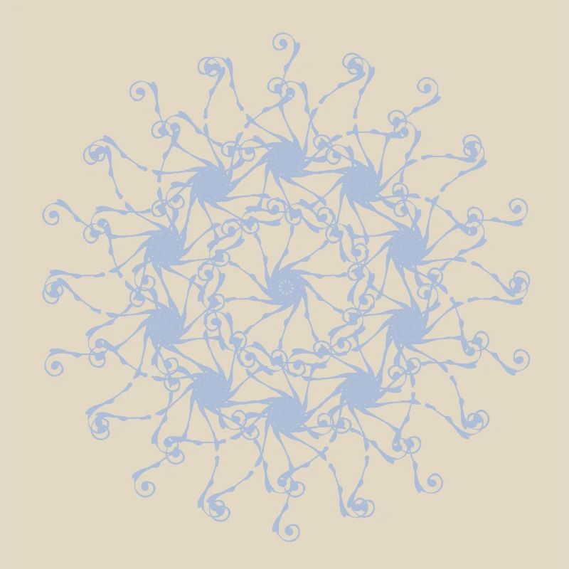 Mandala | Random patterns rotated