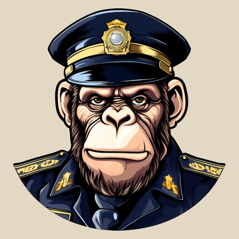 Chimpanzee Policeman