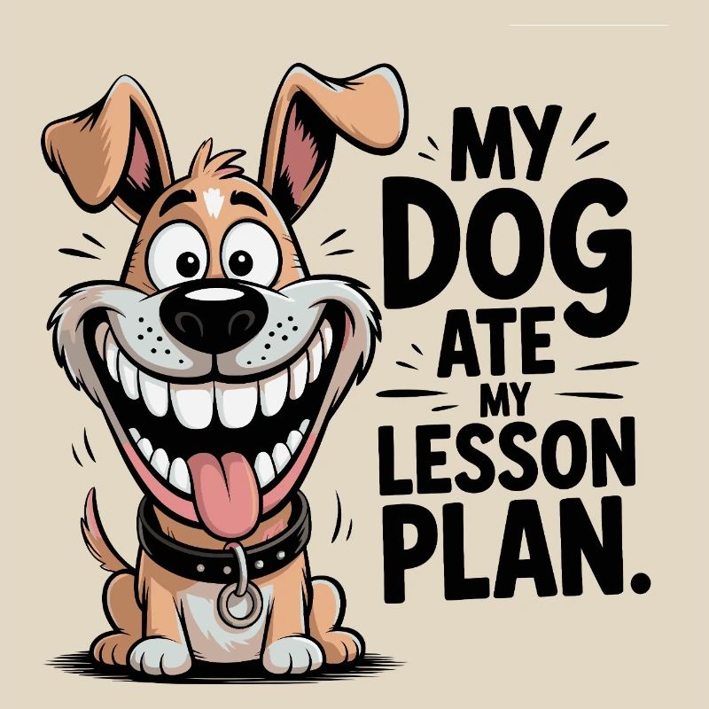 Mon chien a mangé mon professeur de plan de cours