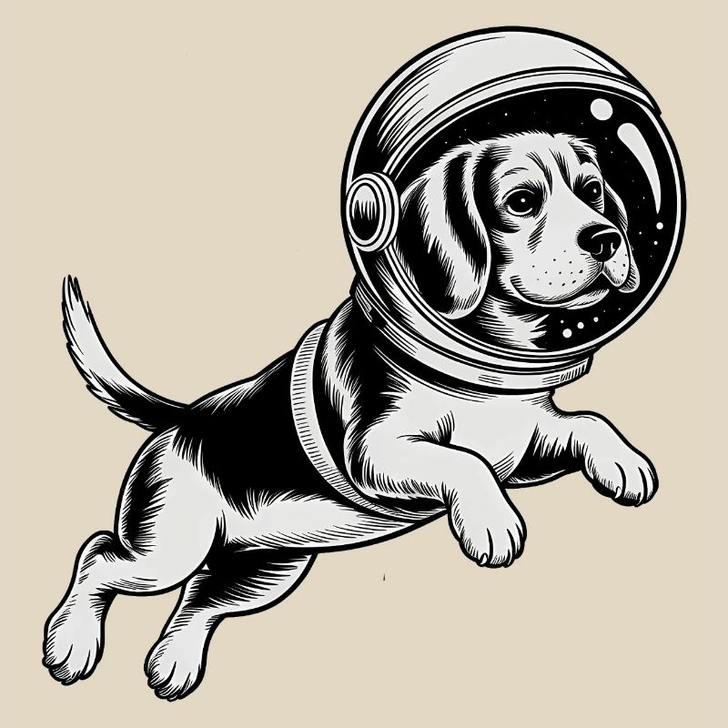 Beagle dans l'espace - Logo d'Astonomy