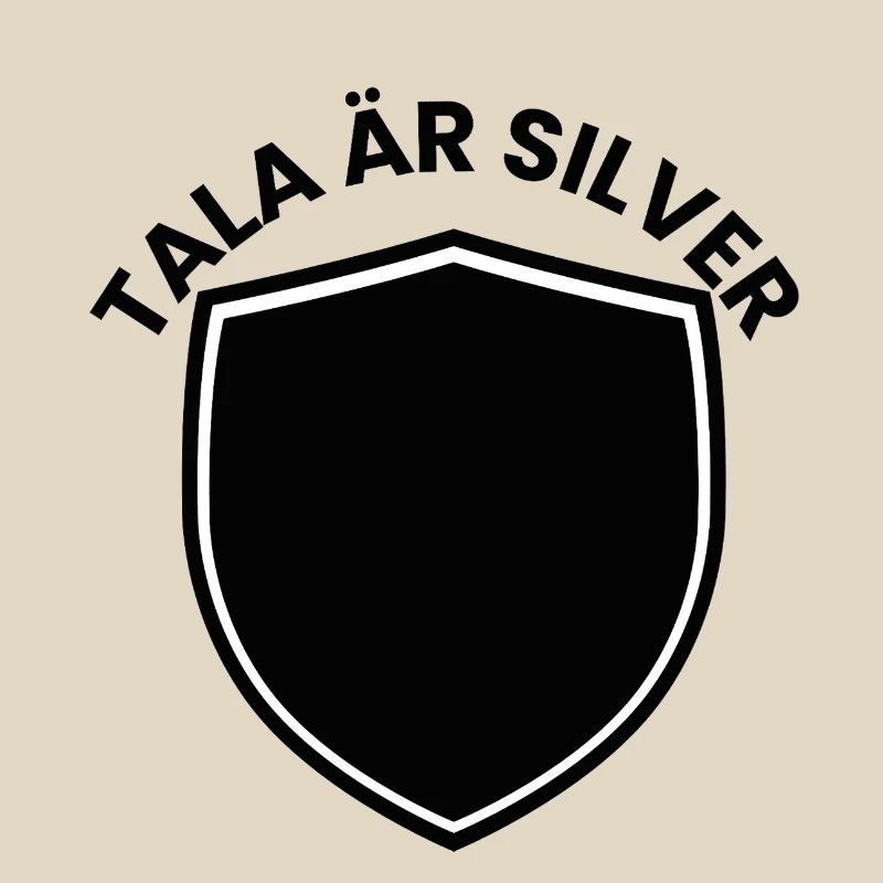 Bouclier d’argent avec thème d’année