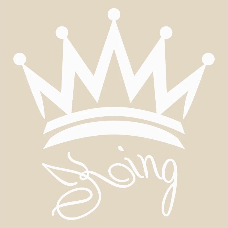 King Valentinstag, Hochzeitstag oder Paar Design