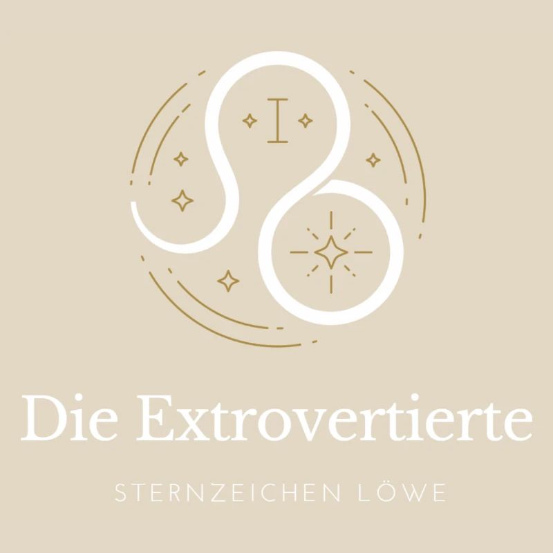 Leo Extrovert Logo Sternzeichen