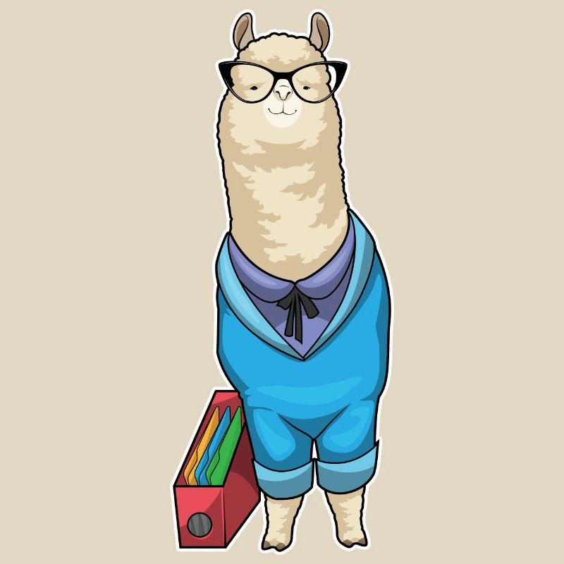Alpaca Secretary Folder Office