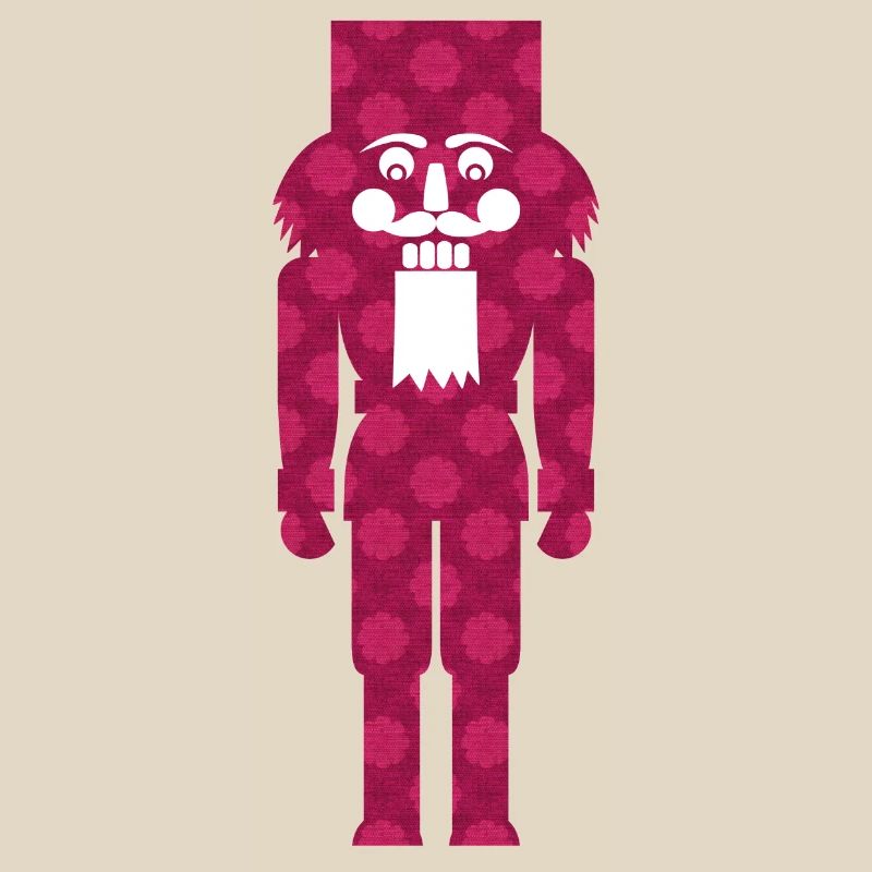 Nutcracker Christmas Decoration Texture Pattern