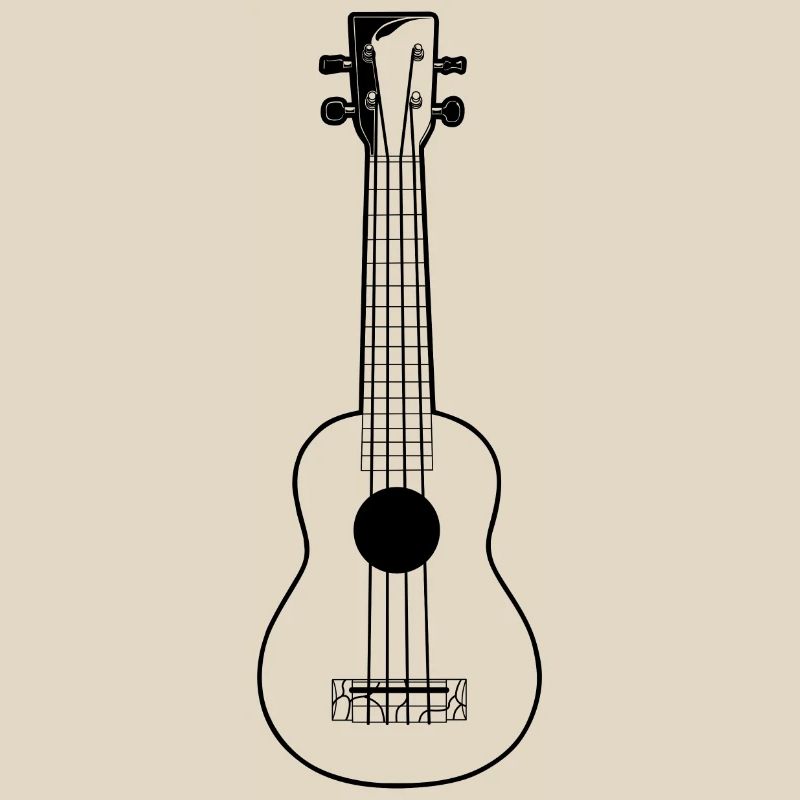 Ukulele Drawing
