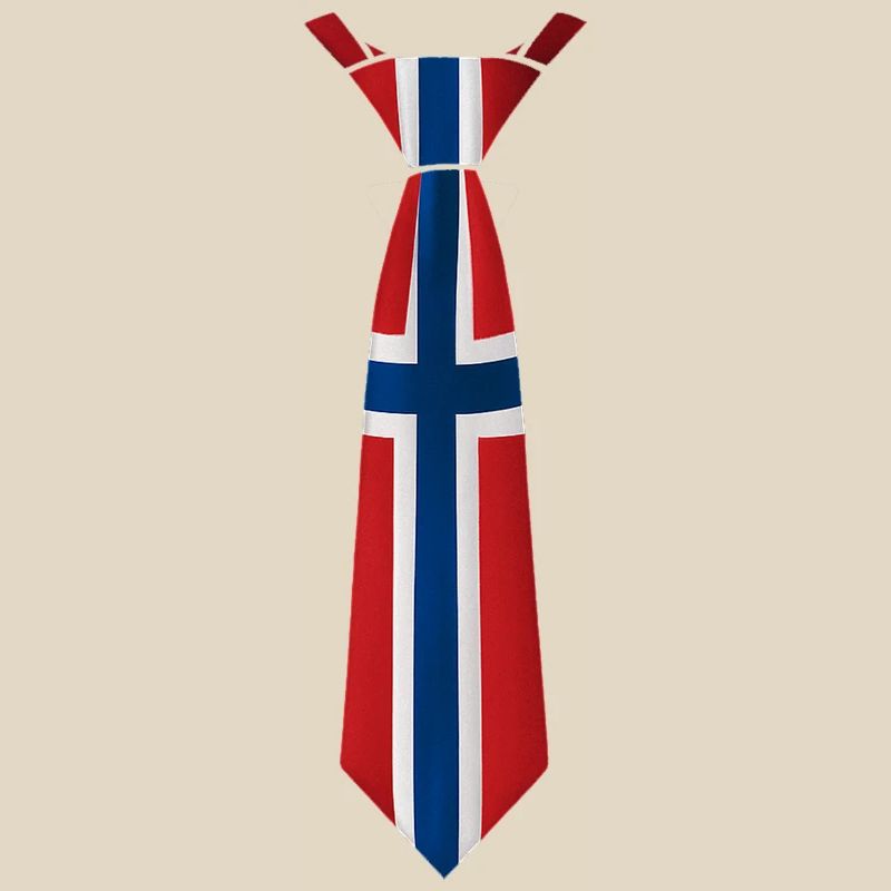 Cravate norvégienne – Conception du drapeau