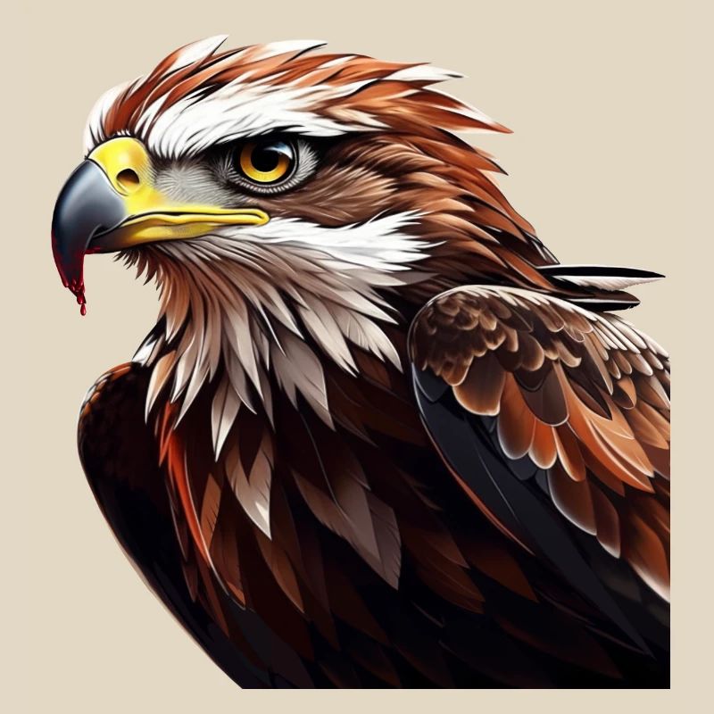 Powerful Eagle Head
